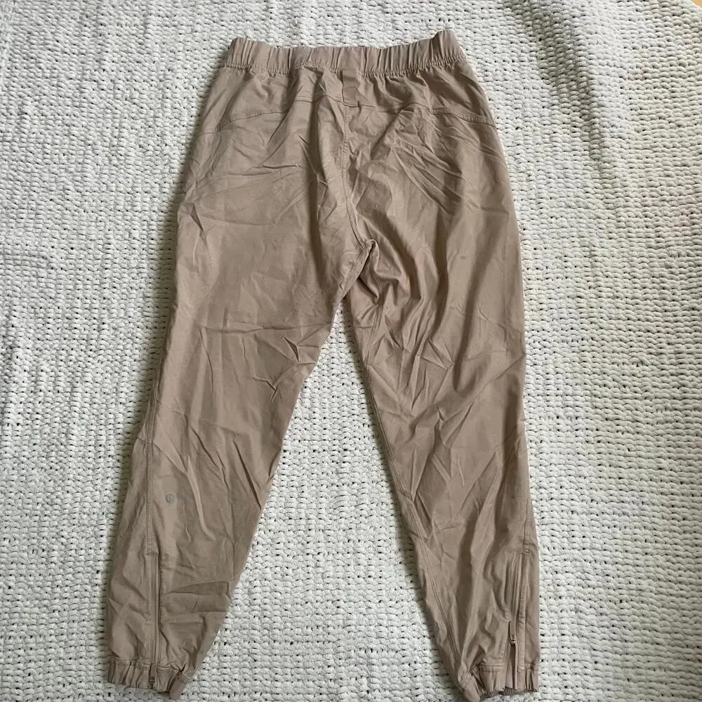 Lululemon Women's Tan "Cafe au Lait" Adapted State Jogger - Size 10 - Picture 5 of 7